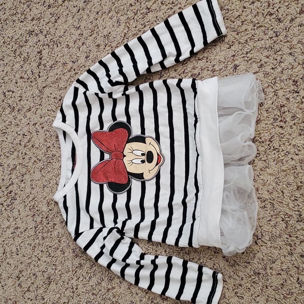 Girls Minnie Mouse long sleeve tee